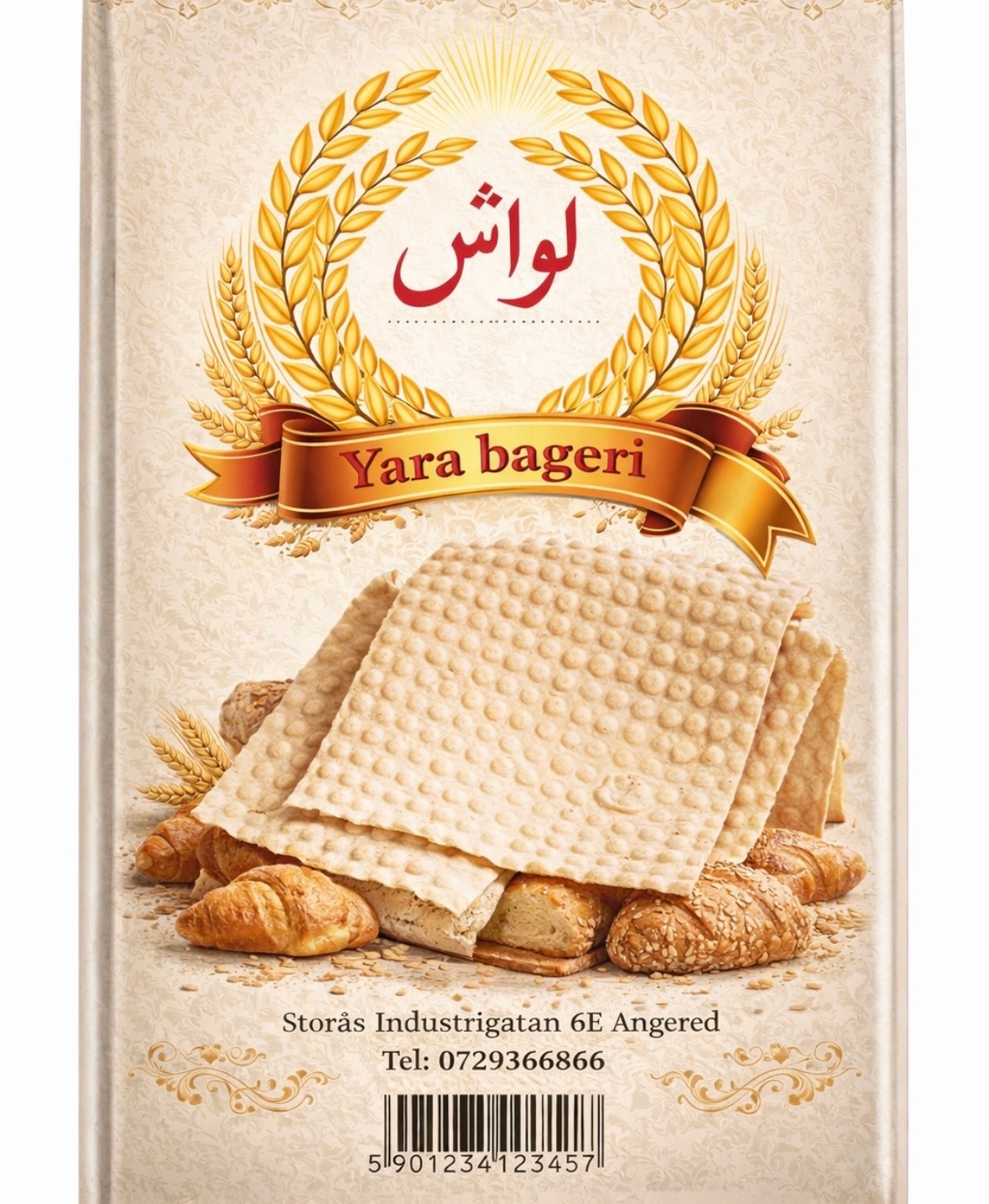 Yara Bageri lavash förpackning